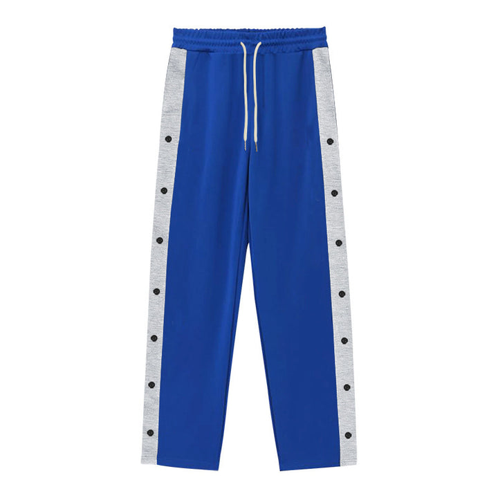 Casual sporty jogger pants for men with snap button details Lune London