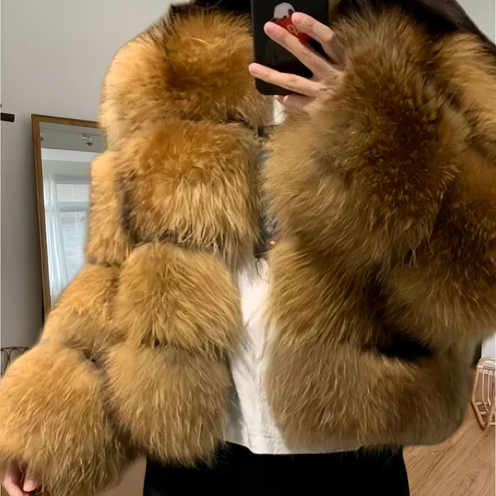 Ladies comfortable fur coat Lune London