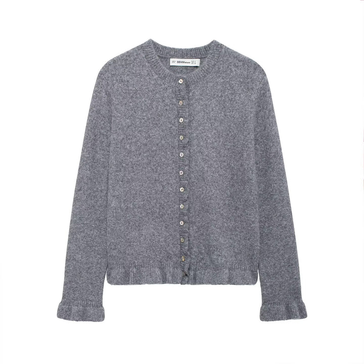 Ladies elegant cardigan with decorative buttons Lune London