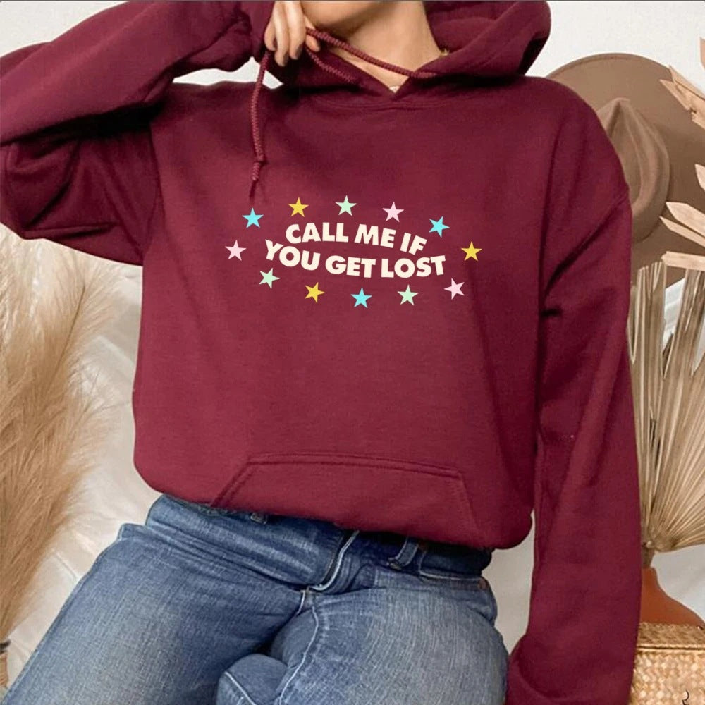 Sweat à capuche pour femme avec imprimé créatif et coupe décontractée Chic & Stil