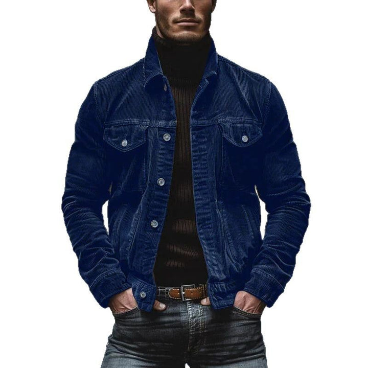 Corduroy jacket for men with practical pockets and classic cut Lune London