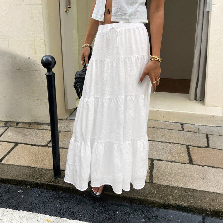 Jupe maxi femme en coton aérien Chic & Stil