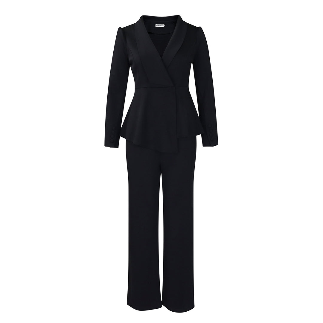Ladies' set with elegant cut and fluid blazer Lune London