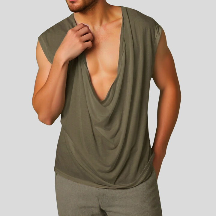 Ladies Elegant Top V Neck Blouse with Casual Chic Cut and Style