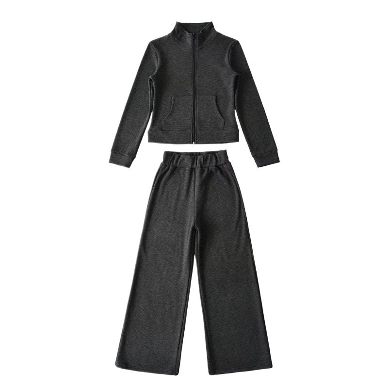 Leisure set for women with high collar and wide pants Lune London