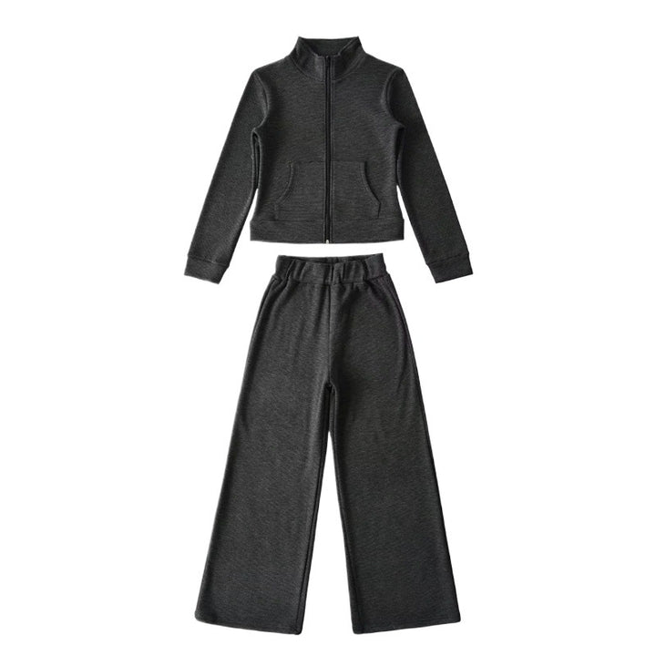 Leisure set for women with high collar and wide pants Lune London