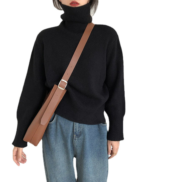 Pull à col roulé confortable pour femmes en fine maille Chic & Stil