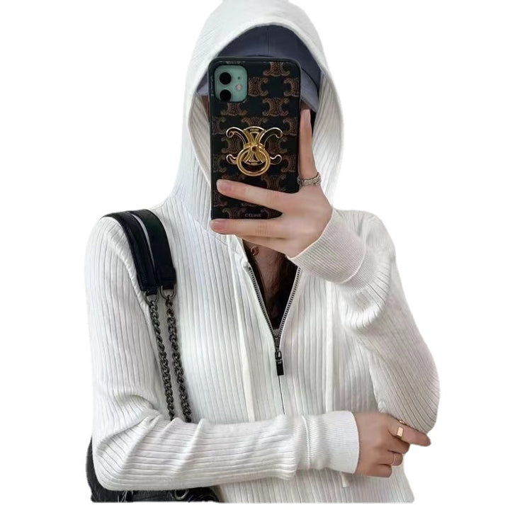 Gilet femme avec capuche et fermeture éclair Chic & Stil