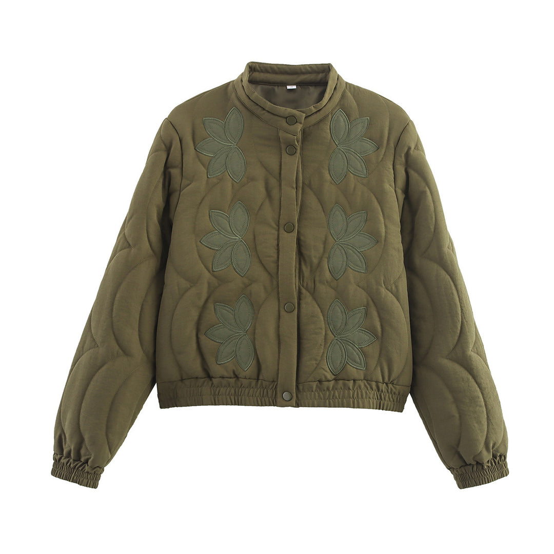 Quilted leisure jacket for women with floral design Amarae