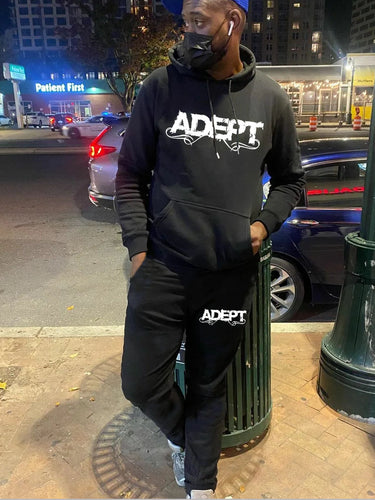 Men's sweatshirt and sweatpants set with creative police Amarae