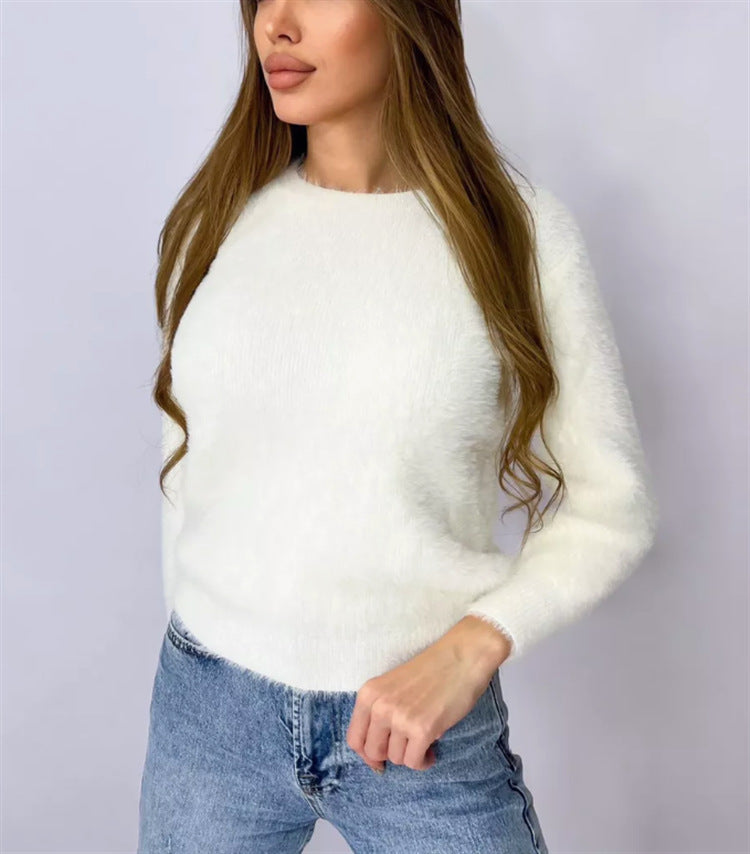 Women Fluffy Fashionable Sweater Lune London