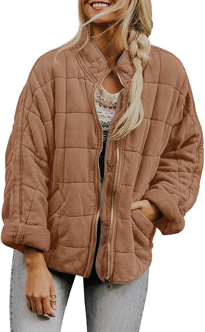 Ladies plus size quilted jacket Lune London