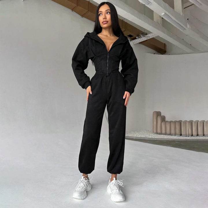 Women casual chic sweatshirt set
