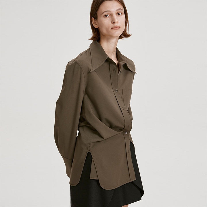Chemisier moderne pour femmes avec col surdimensionné Chic & Stil
