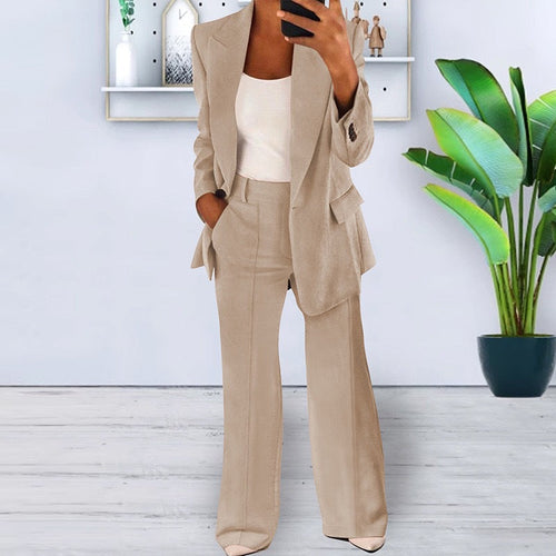 Amarae | Elegant Wild Set Blazer and Skirt