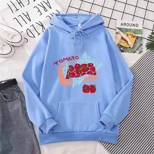 Women's hoodie with creative vegetable motif Chic & Stil