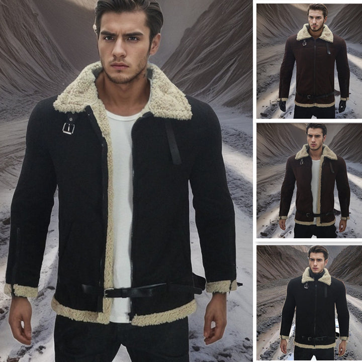 Luxurious sheepskin jacket for men Amarae