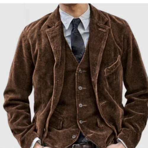 Elegant velvet jacket for men with classic fit Amarae