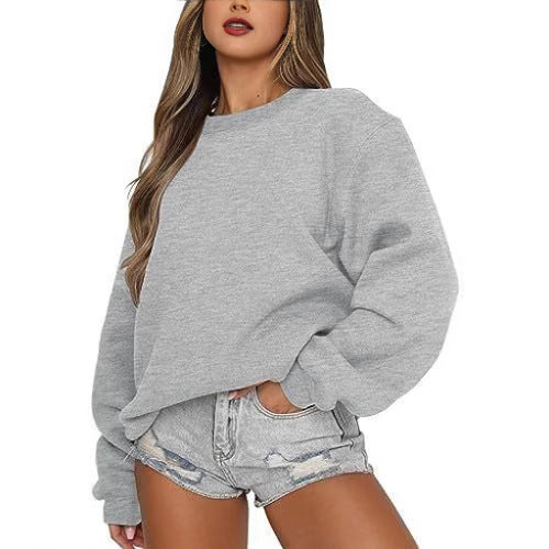Ladies Oversized Sweatshirt with Wide Sleeves Lune London