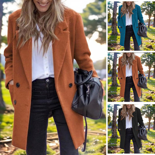 Elegant wool coat for women Amarae
