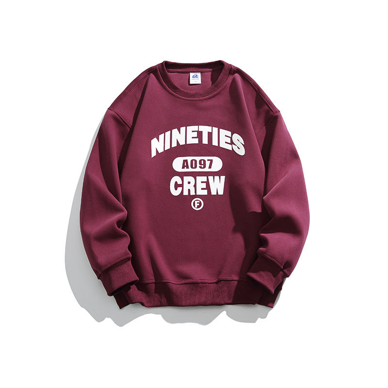 Unisex Oversized Sweatshirt with Round Neck and Distinctive College Print Amarae