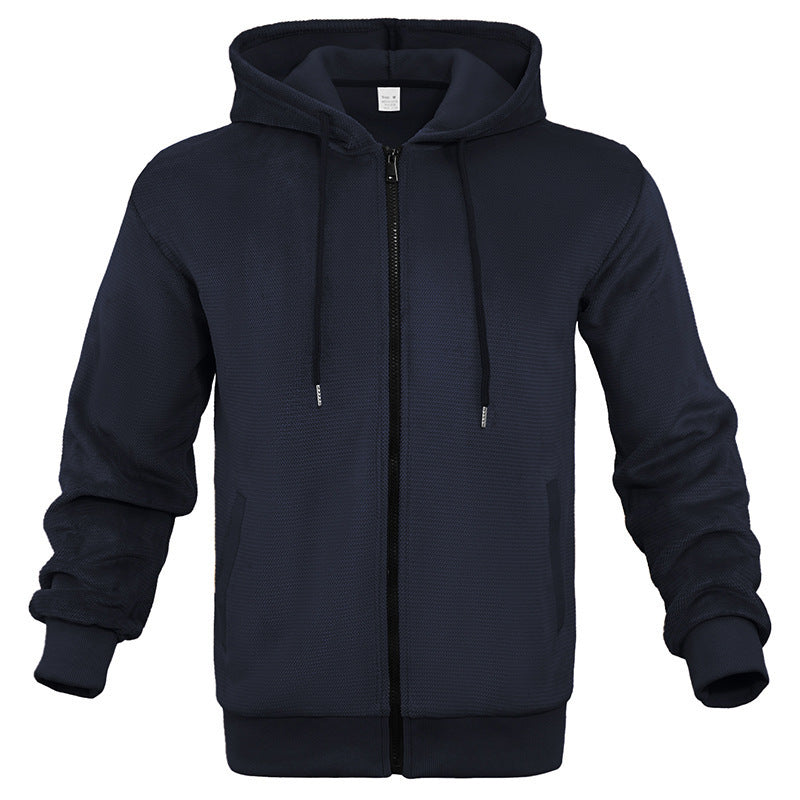 Men's technical Zip-Hoodie with breathable fabric and side pockets Lune London