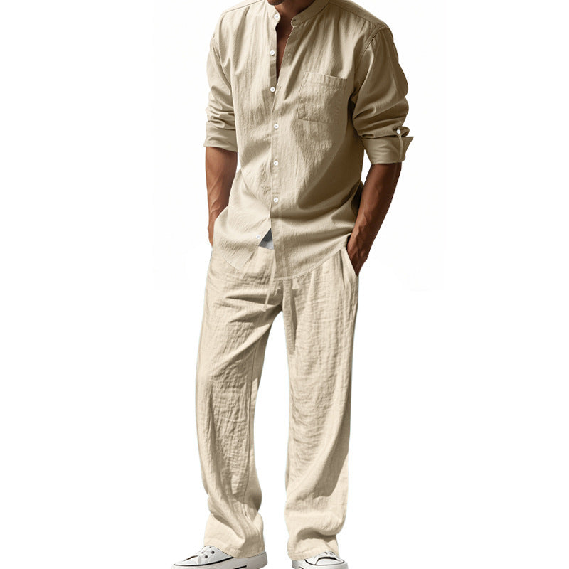 Men's casual leisure set with a loose fit and pleasant cotton texture Chic and style