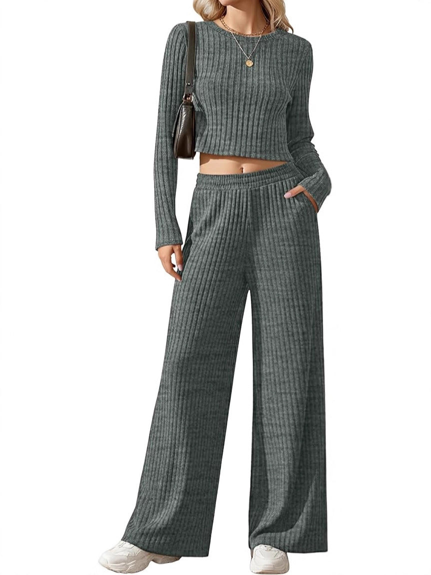 Ensemble en tricot élégant et décontracté pour femmes avec coupe ample Chic & Stil