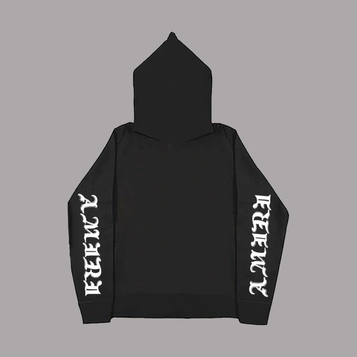 Lady Zip-Hoodie with unique graphic print and relaxed fit Lune London