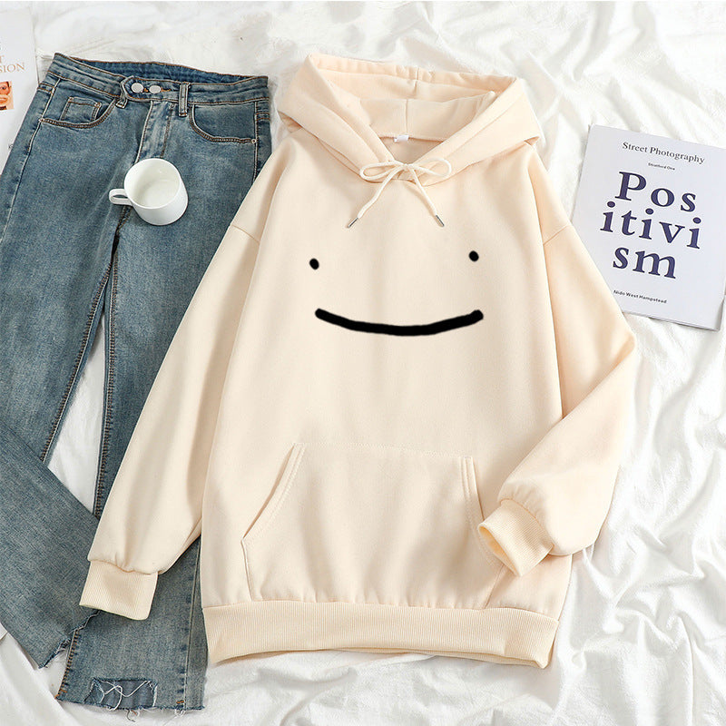 Women's hoodie with casual smiley design Chic & Stil