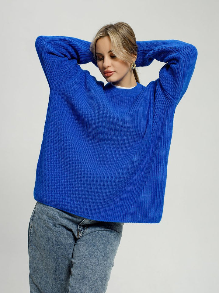 Ladies Chunky Knit Sweater Lune London