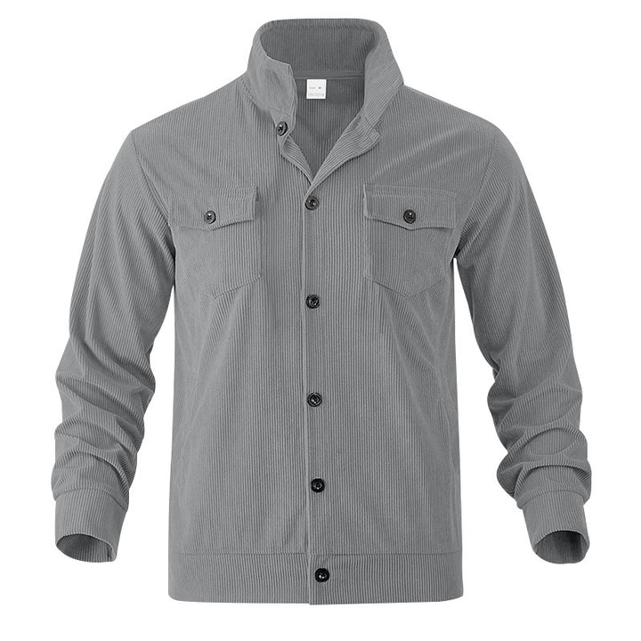 Men's casual cord jacket with practical chest pockets Chic and style