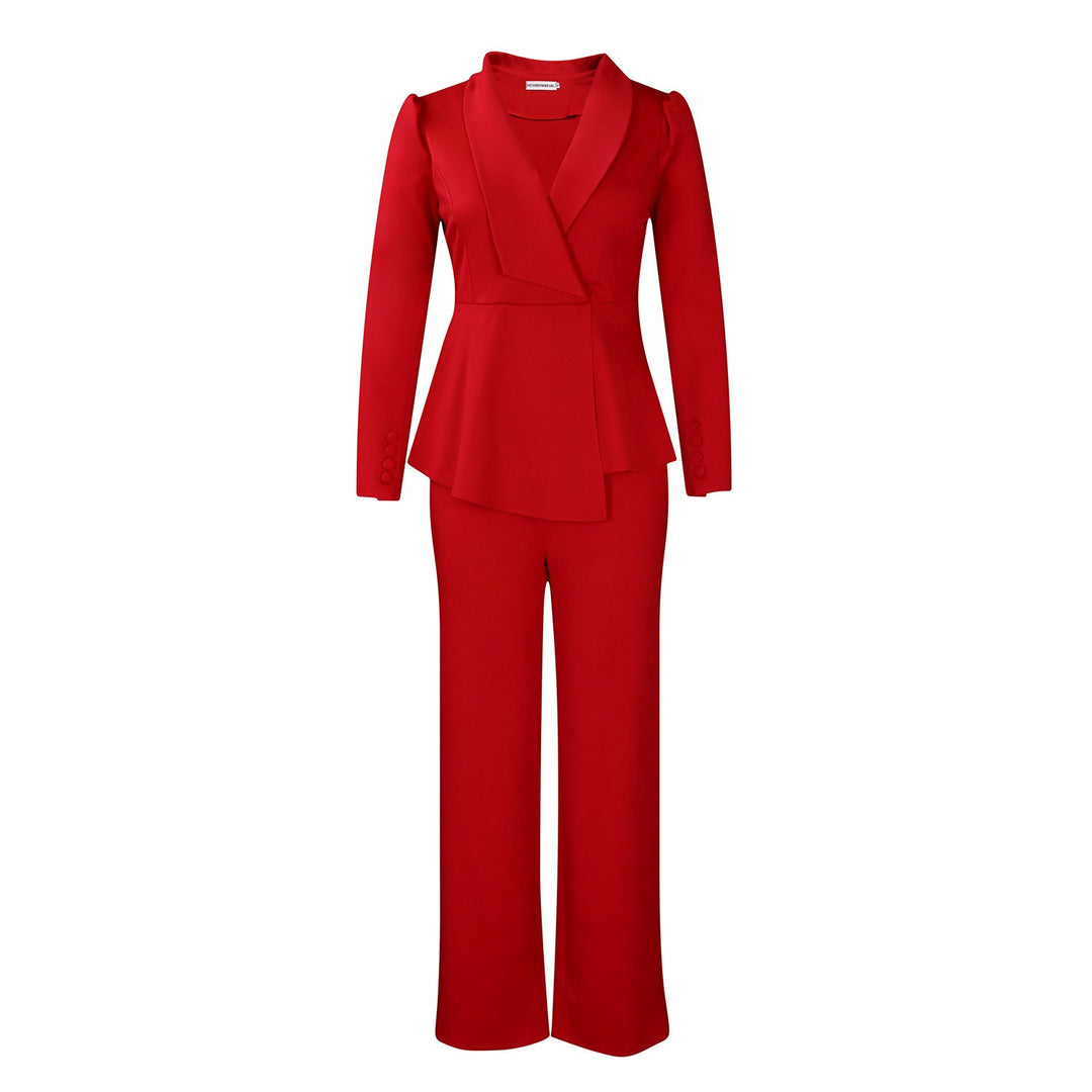 Ladies Elegant Blazer-Pants Set Lune London
