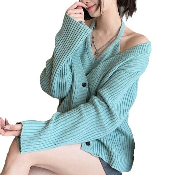 Cardigan pour femmes avec design texturé et détails de boutons élégants Chic & Stil