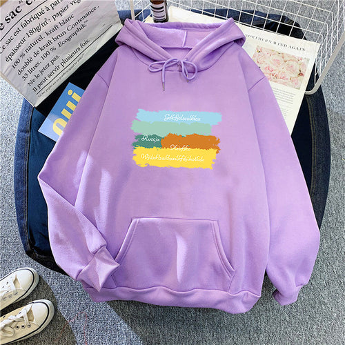 Women's casual hoodie with creative graphic design Chic & Stil