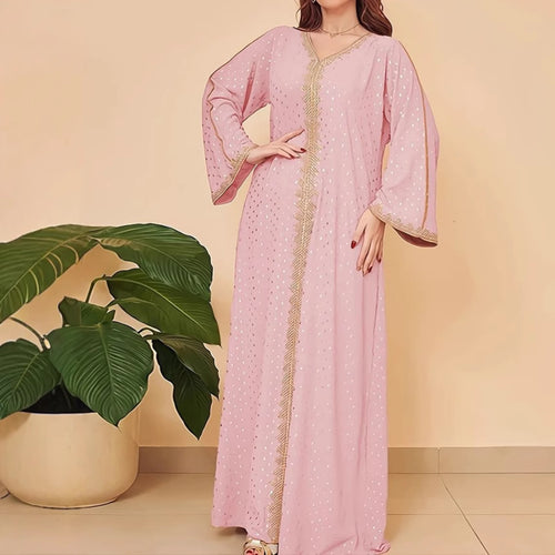 Kaftan dress for women with an elegant embroidery design and a loose fit Amarae