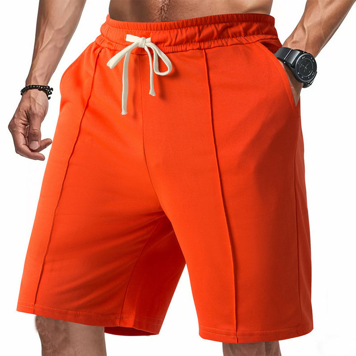 Comfortable sports shorts for men with elastic waistband and practical side pockets Lune London