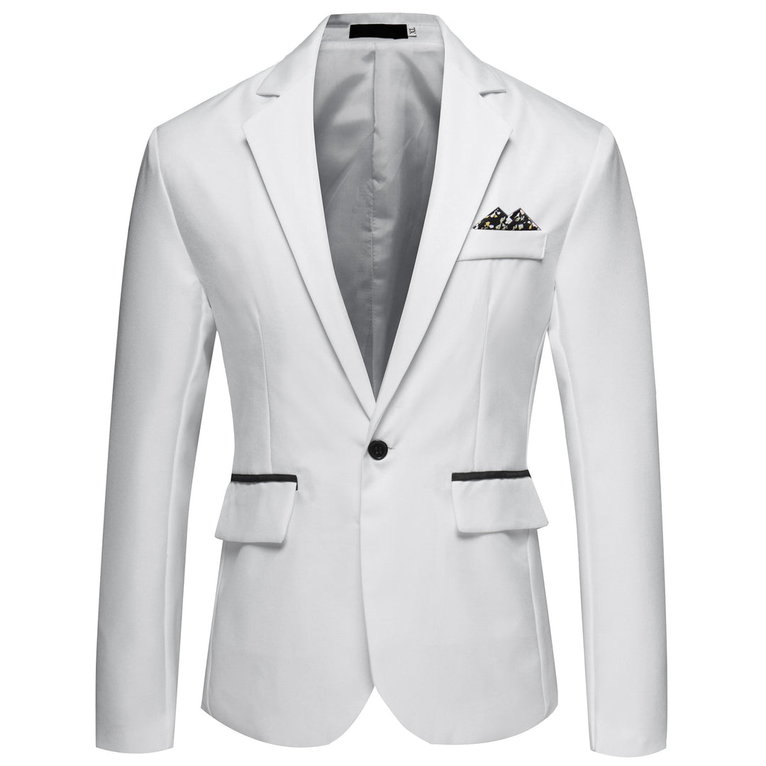 Elegant and modern suit jacket for men with satin finish Lune London