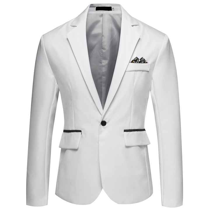 Elegant and modern suit jacket for men with satin finish Lune London