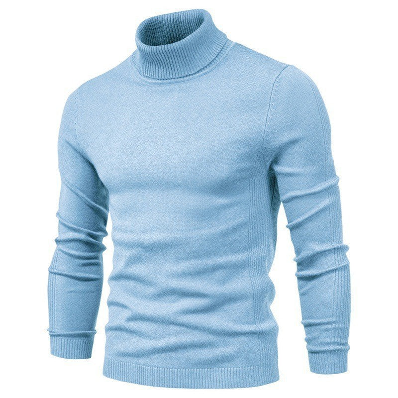 Men's Fashionable Turtleneck Sweater Made Of Fine Merino Wool Lune London