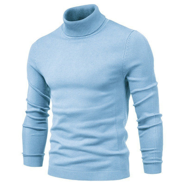 Men's Fashionable Turtleneck Sweater Made Of Fine Merino Wool Lune London