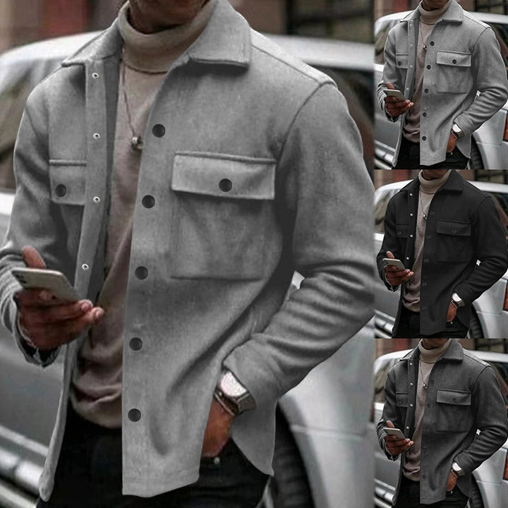 Casual men's jacket with practical pockets and modern design Lune London