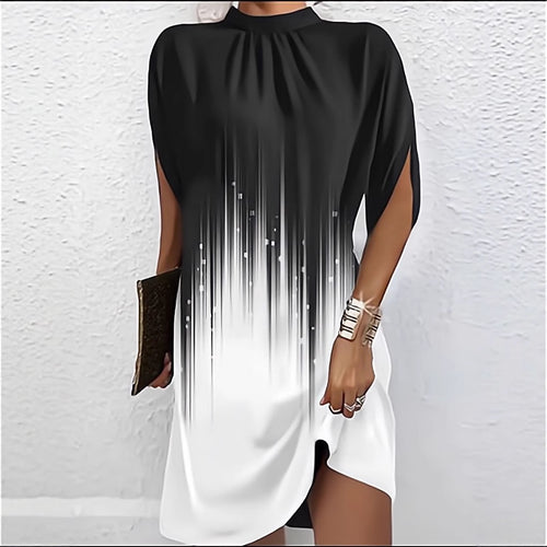 Chic asymmetrical shift dress for women Amarae