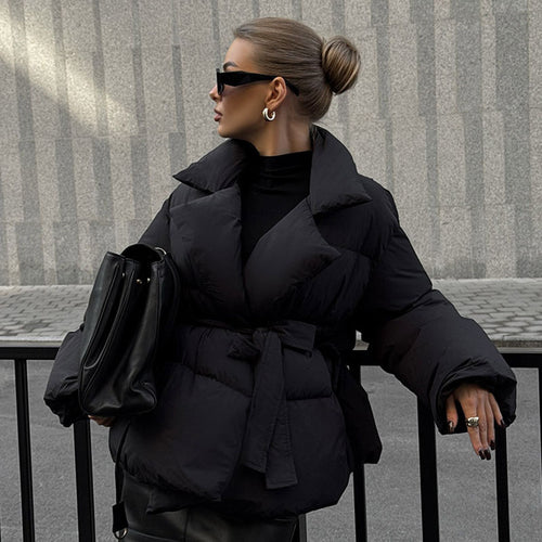 Women Trendy Wrapped Coat Amarae