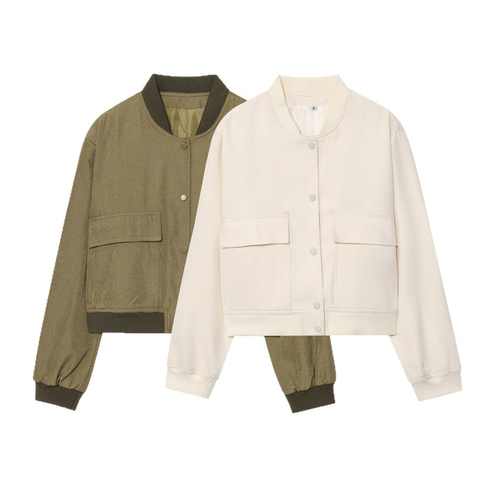 Lune London cropped Utility jacket for women with practical pockets