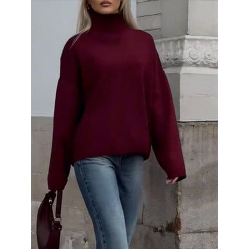 Fashionable oversized women's sweater with a relaxed fit and soft material Amarae