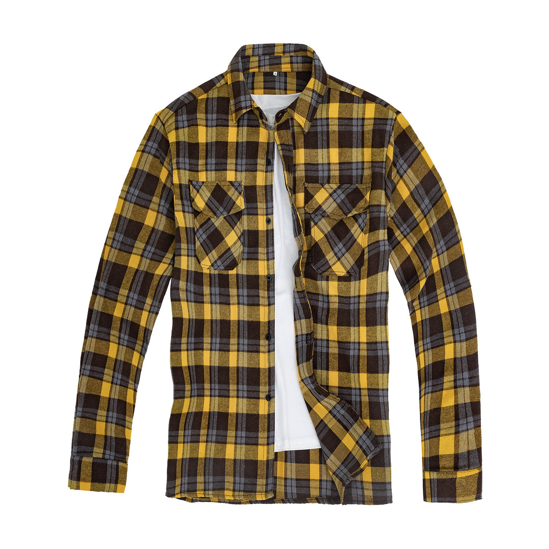 Plaid flannel shirt for men Lune London