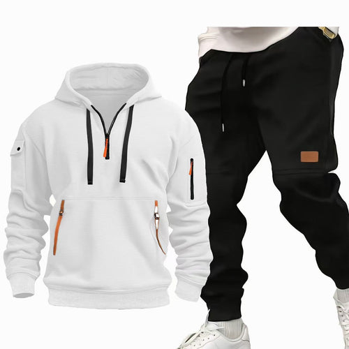 Amarae Functional Hooded Sweatshirt and Jogging Pants Set for Men
