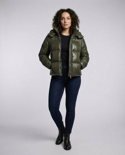 Women's Puffy Jacket Hood | Amarae