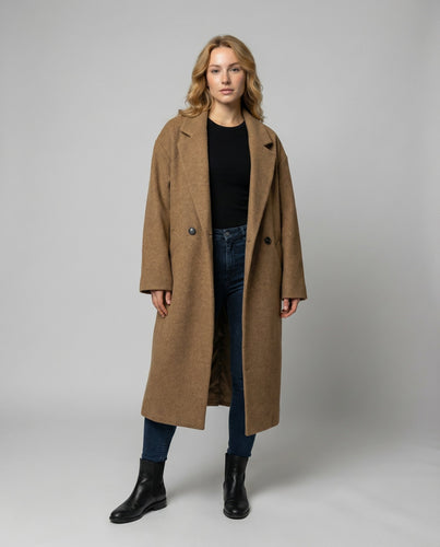 More Elegant Oversized Wool Coat Women | Heidi Fashion